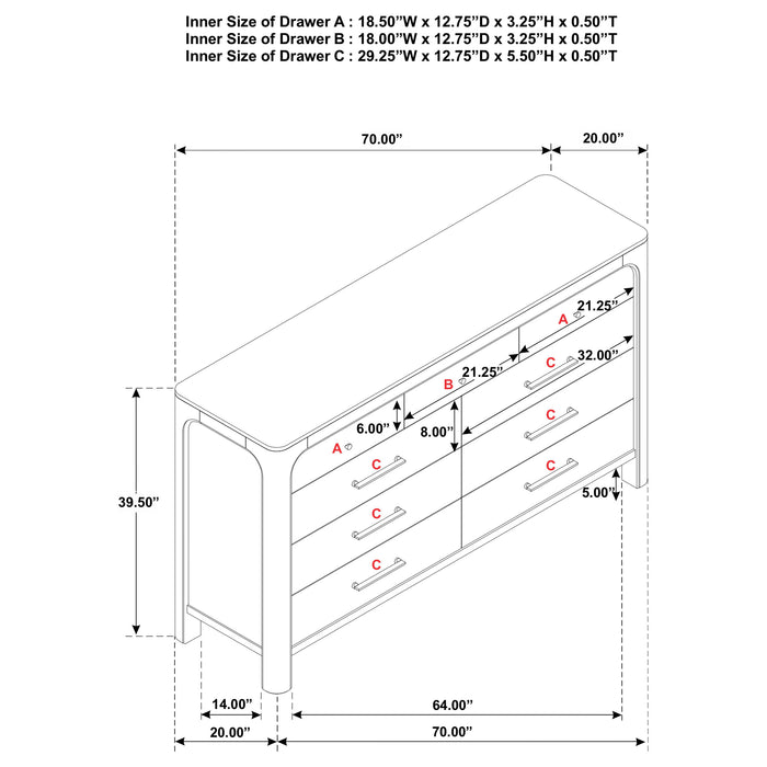 Solano 4-piece Queen Bedroom Set Weathered Mango