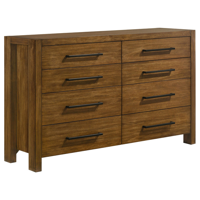 Adderley 5-piece Eastern King Bedroom Set Warm Brown