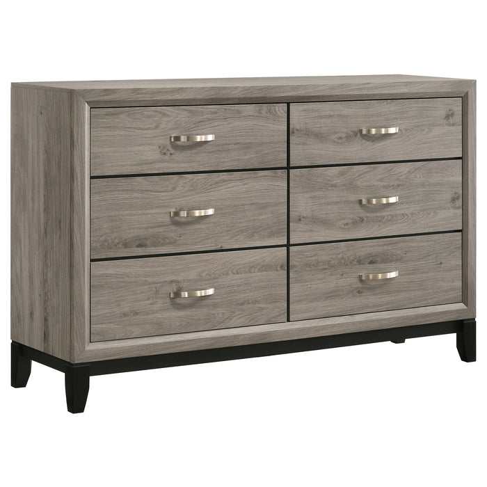 Watson Four-piece Eastern King Bedroom Set Light Taupe