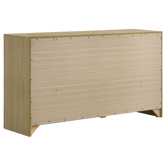 Hendricks 4-piece California King Bedroom Set Light Oak