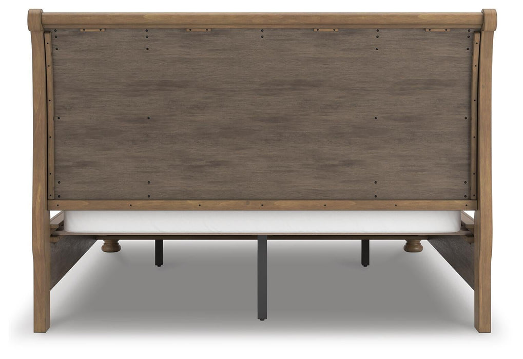 Feddinger California King Storage Sleigh Bed