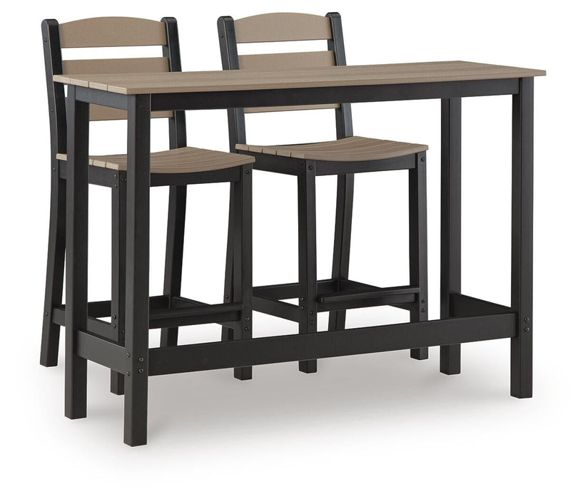 Ashley Express - Shoreline Beach Counter Table Set (3/CN)