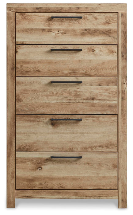 Hyanna Full Panel Headboard, Dresser, Mirror, Chest and Nightstand