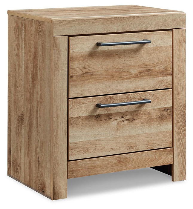 Hyanna Full Panel Bed with 1 Side Storage, Dresser, Mirror and Nightstand