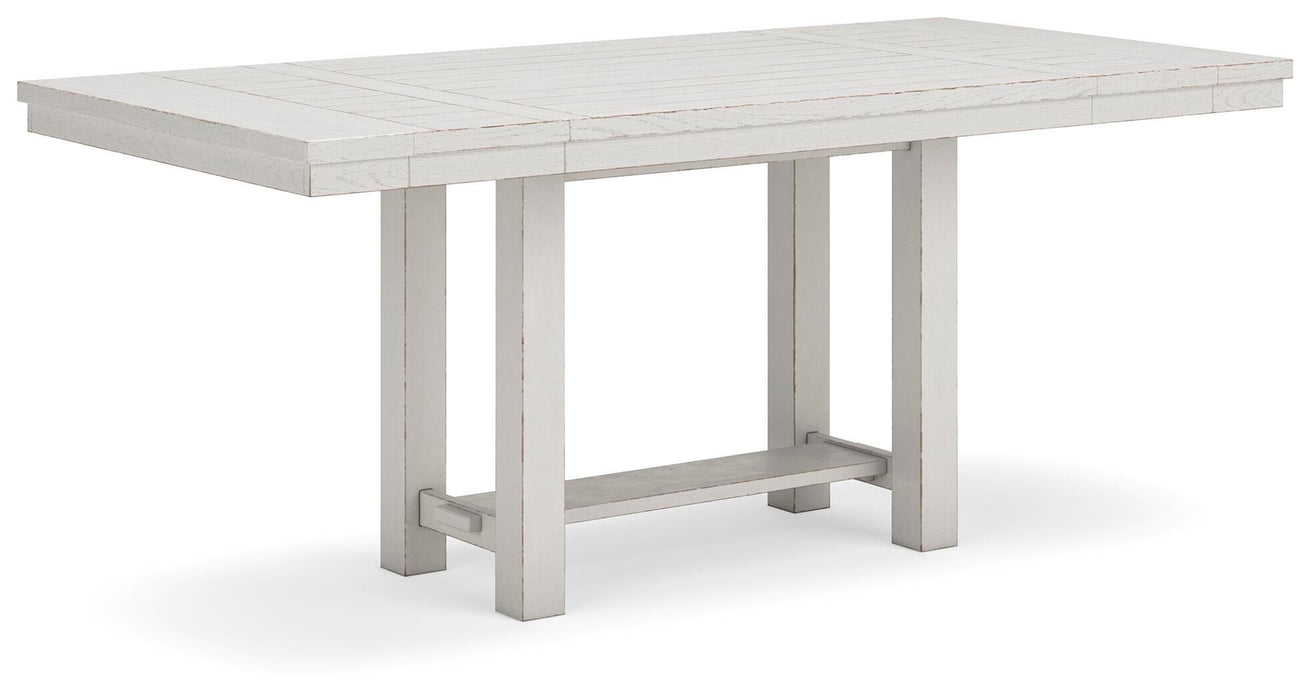 Robbinsdale Counter Height Dining Table and 10 Barstools