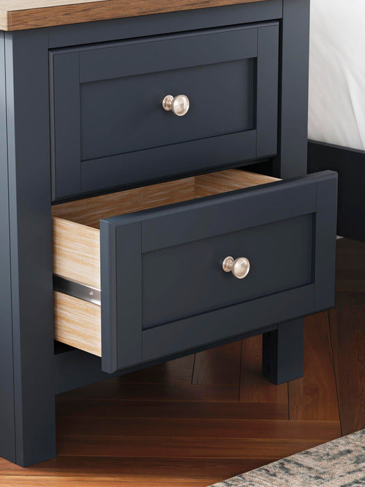 Landocken Queen Panel Headboard, Dresser, Mirror, Chest and Nightstand