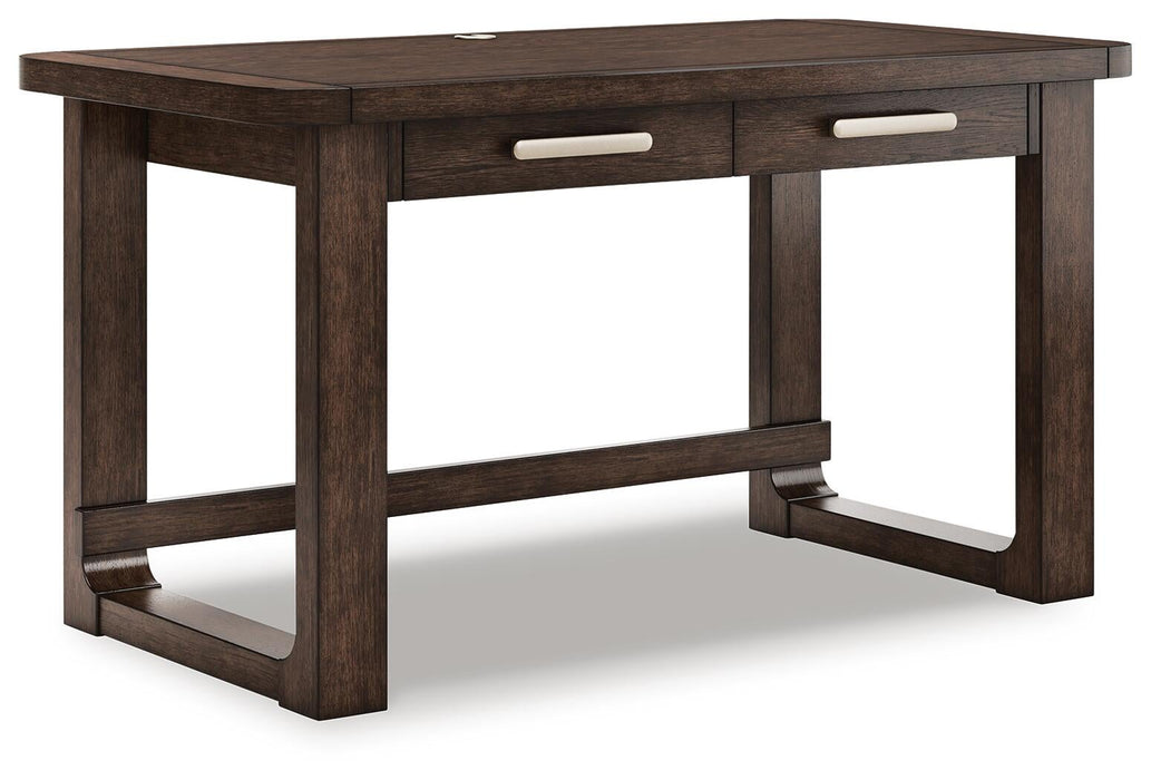 Ashley Express - Breckington Home Office Desk with Chair and Storage