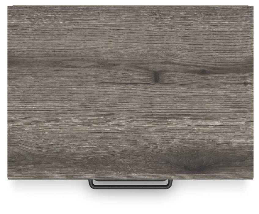 Graystorm Twin Panel Bed, Dresser, Mirror and Nightstand