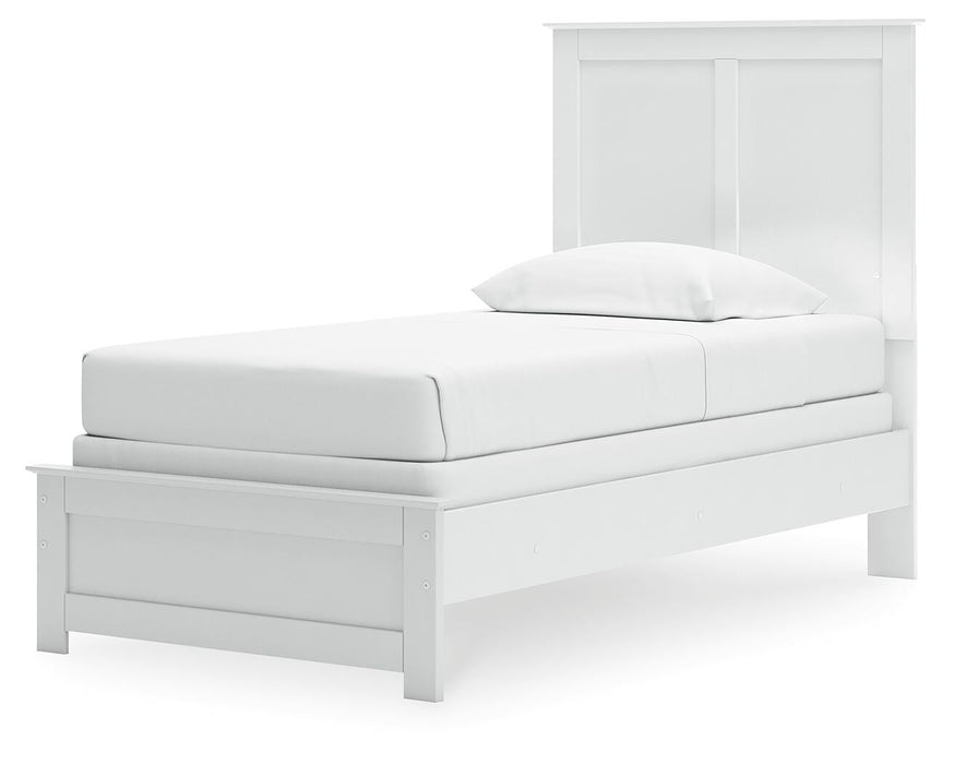 Bostwick Shoals Twin Panel Bed, Dresser, Mirror and Nightstand