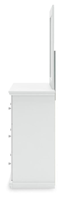 Bostwick Shoals Twin Panel Bed, Dresser, Mirror, Chest and Nightstand
