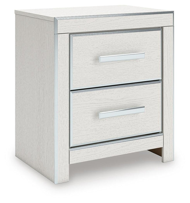 Zuraleus Queen Upholstered Panel Bed, Dresser, Mirror and Nightstand