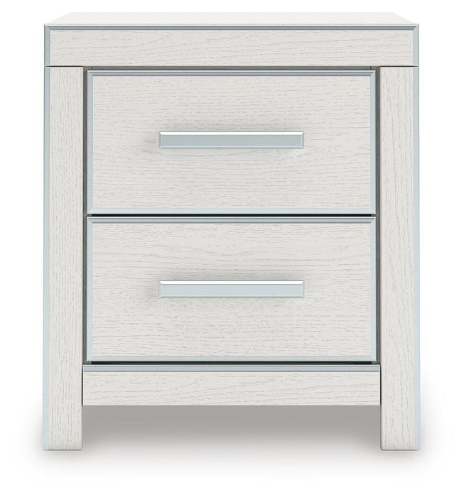 Birmonton Queen Upholstered Bed, Dresser, Mirror and Nightstand