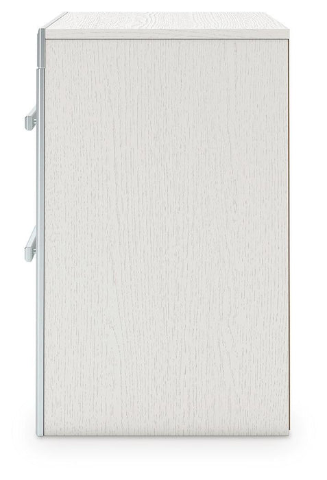 Zuraleus Queen Upholstered Panel Platform Storage Bed, Dresser, Mirror, Chest and Nightstand