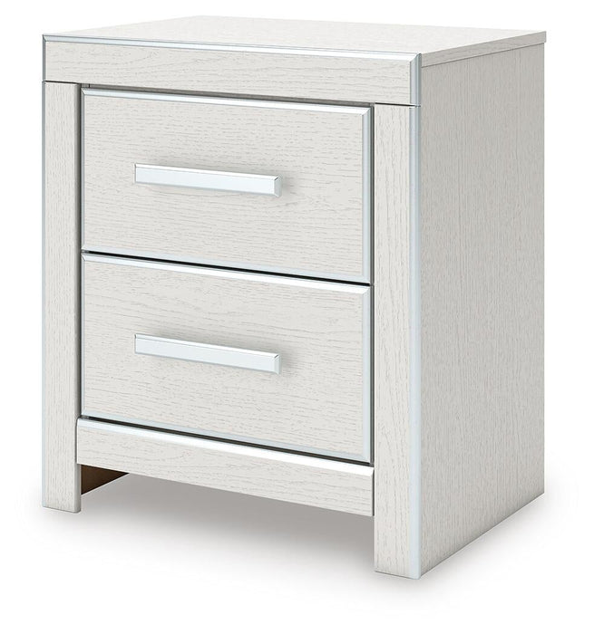 Zuraleus California King Upholstered Bed, Dresser, Mirror and Nightstand
