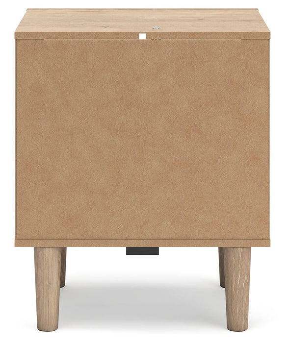 Cielden California King Upholstered Bed with Roll Slats, Dresser, Mirror and Nightstand