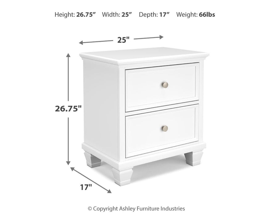 Fortman Full Panel Storage Bed, Dresser, Mirror and Nightstand