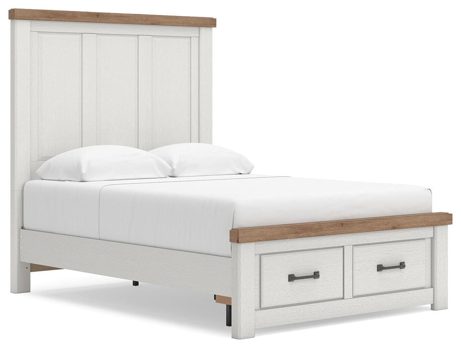 Savonport Full Panel Storage Bed. Dresser, Mirror and Nightstand
