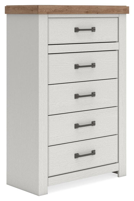 Savonport Full Panel Bed, Dresser, Mirror, Chest and Nightstand