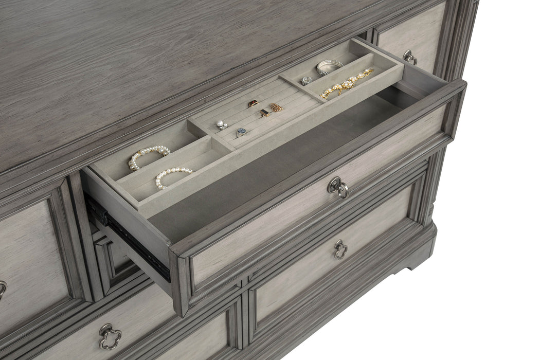 Cresswell 4-piece Eastern King Storage Bedroom Set Weathered Taupe