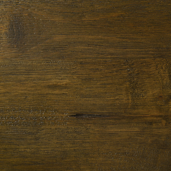 Doherty California King Linen Panel Bed Rustic Brown