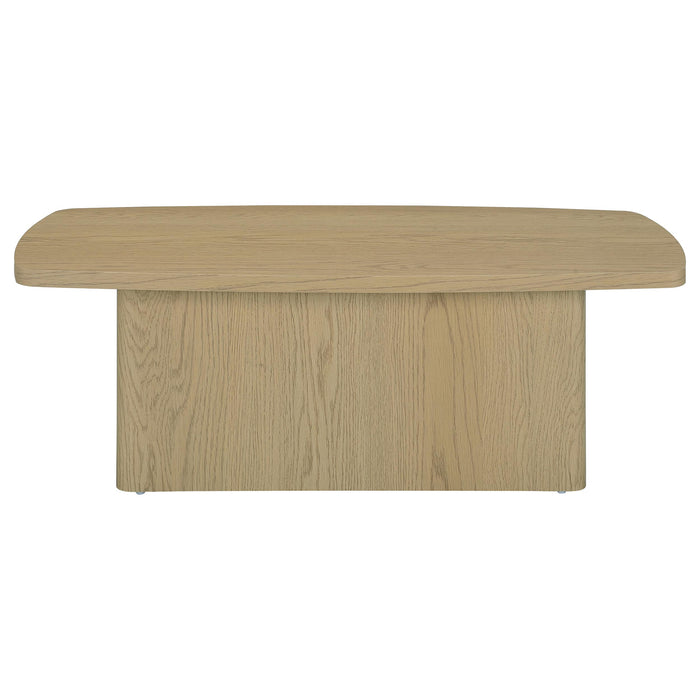 Fraser 2-Piece Greige Pedestal Coffee and End Table Set