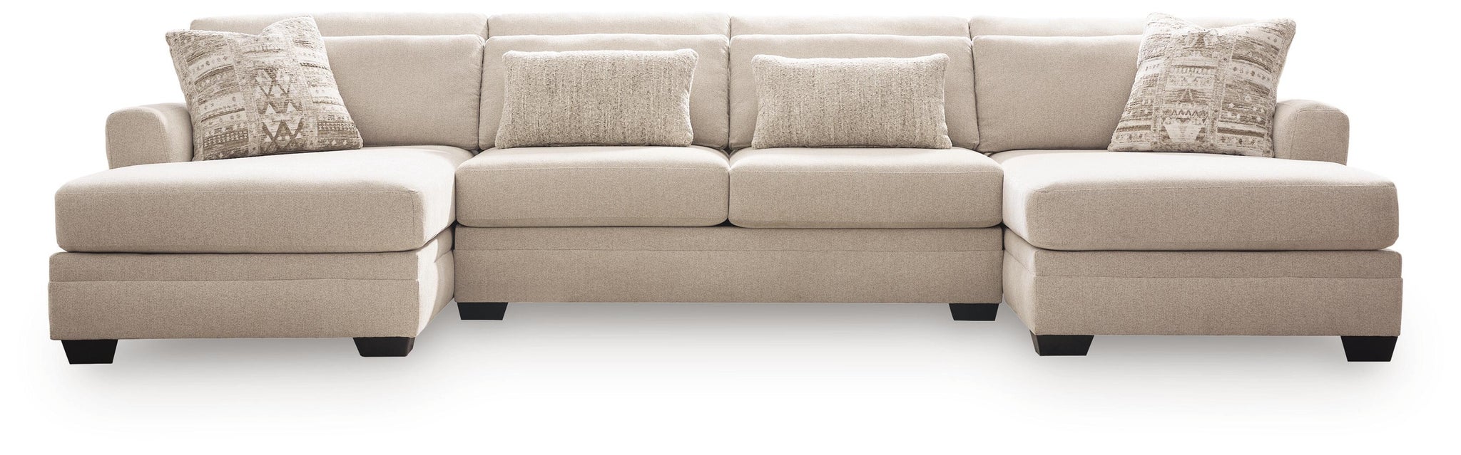 Mandi Point 3-Piece Double Chaise Sectional