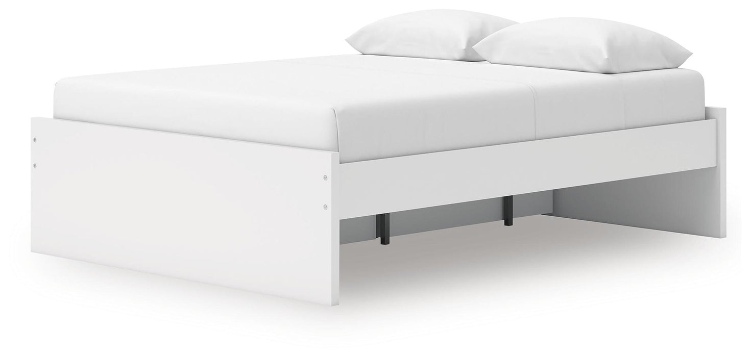 Ashley Express - Onita Queen Platform Bed with 1 Side Storage