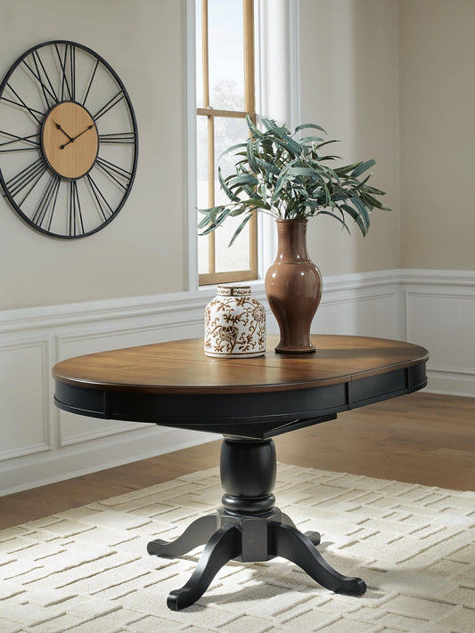 Ashley Express - Clorazi Oval DRM Butterfly EXT Table