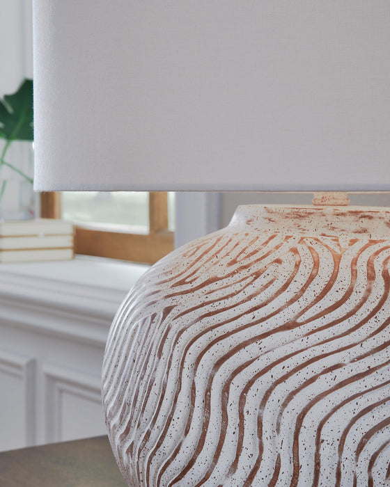 Ashley Express - Vien Terracotta Table Lamp (1/CN)