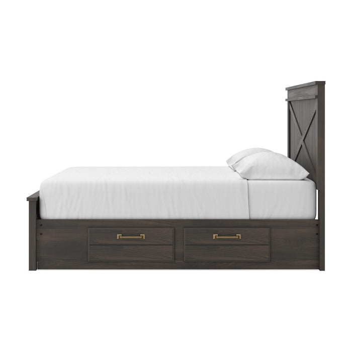 Vonitta Bay King Panel Bed with Storage