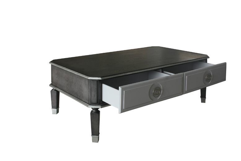 House - Beatrice Coffee Table - Charcoal & Light Gray Finish