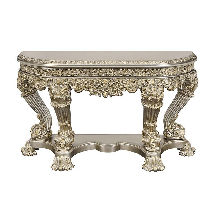 Danae - End Table - Champagne & Gold Finish - 34"