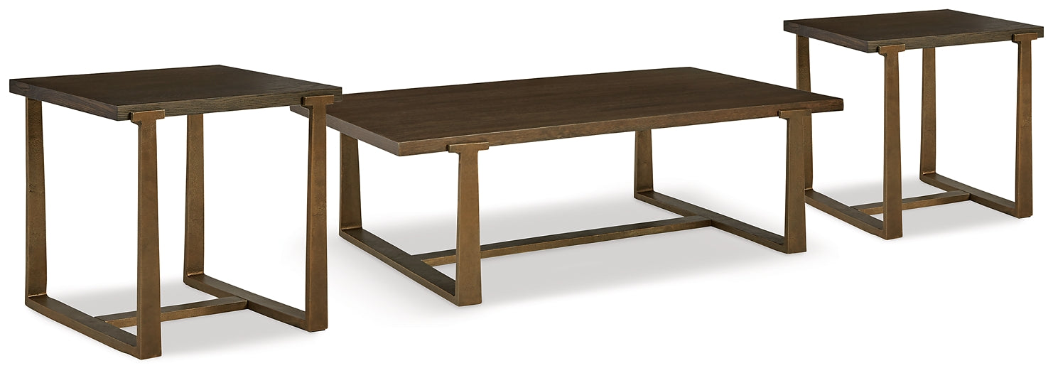 Balintmore Coffee Table with 2 End Tables