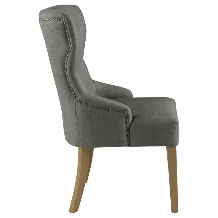 Baney Tufted Upholstered Dining Chair Grey