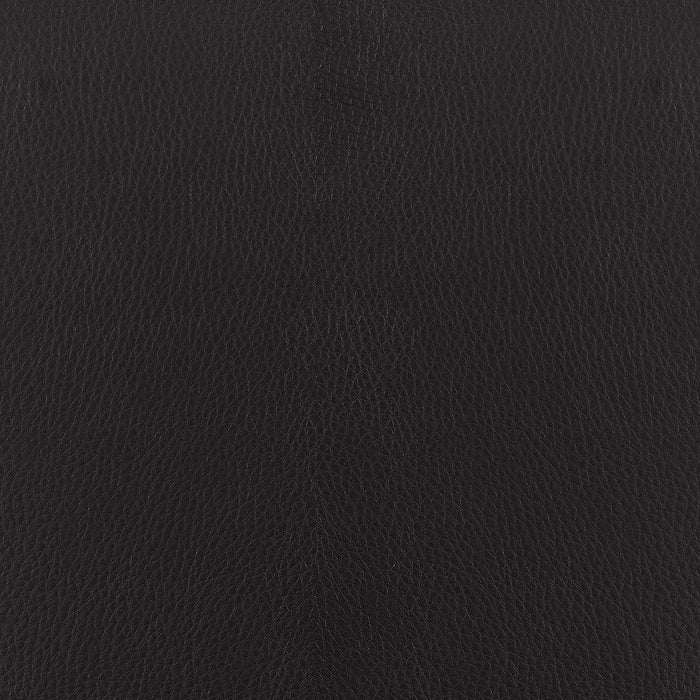 Folsom Upholstered Adjustable Bar Stool Black and Chrome