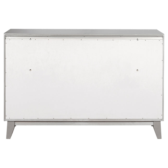 Leighton 7-drawer Dresser Metallic Mercury