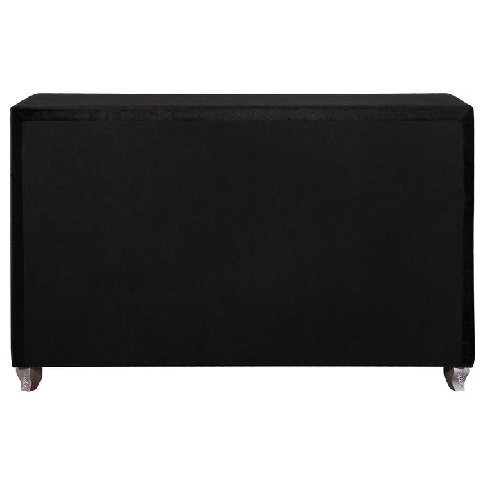 Deanna 7-drawer Rectangular Dresser Black
