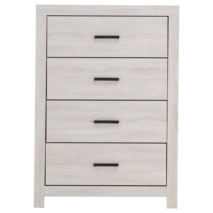 Brantford 4-drawer Bedroom Chest Coastal White