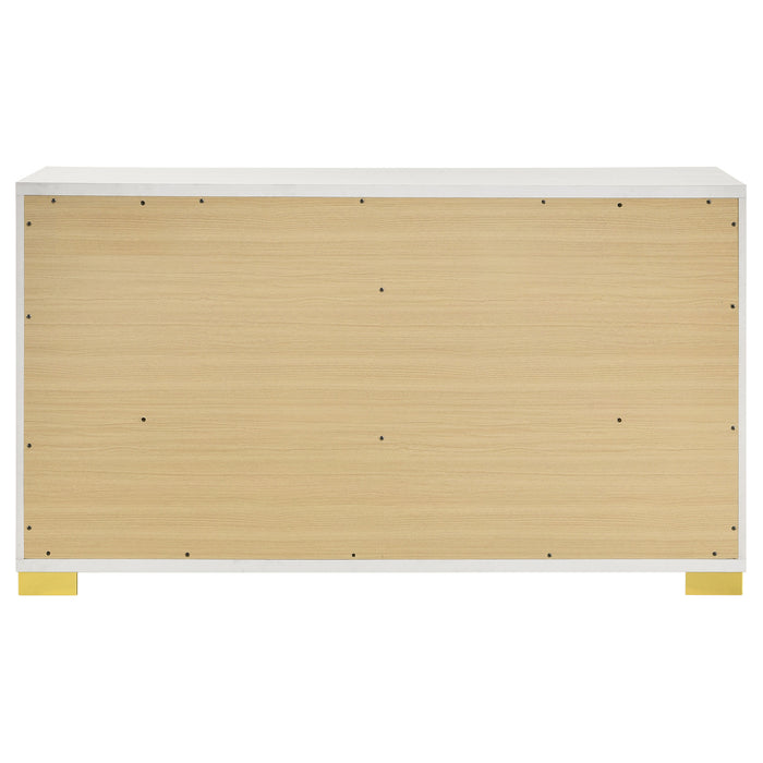Marceline 6-drawer Dresser White