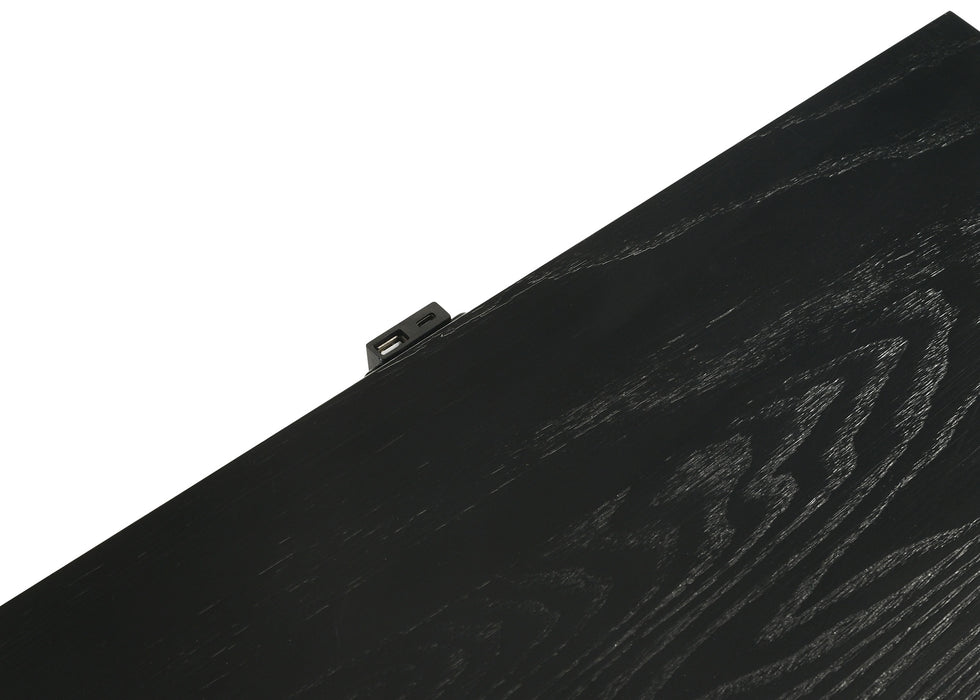 Arini 3-drawer Nightstand Black