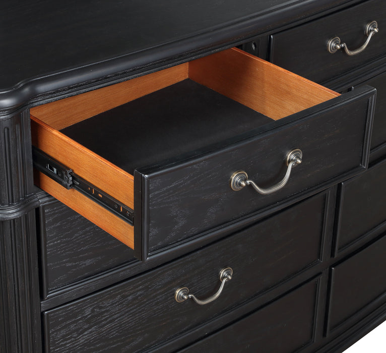 Celina 9-drawer Bedroom Dresser Black