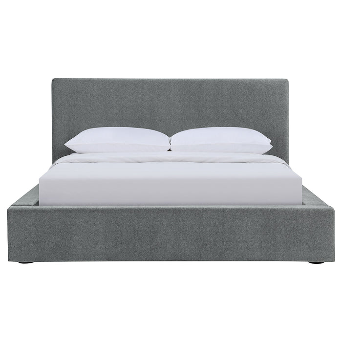 Gregory Upholstered Queen Panel Bed Graphite