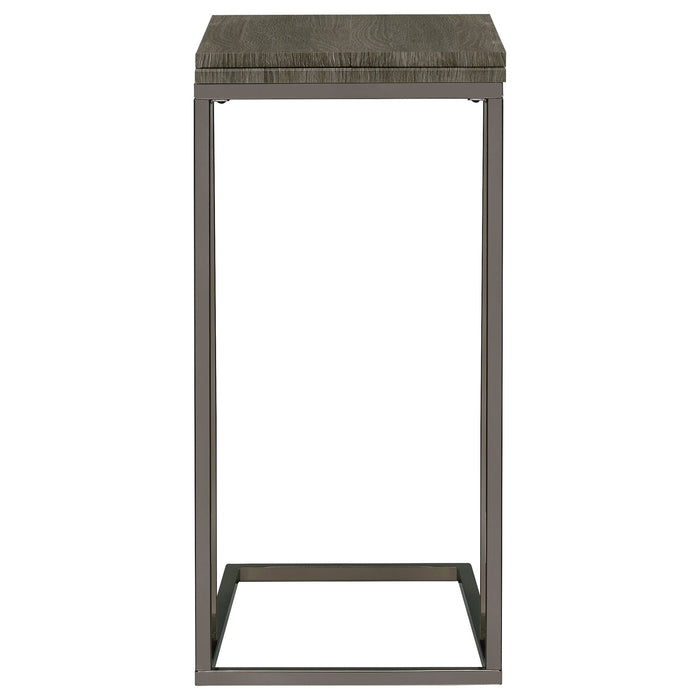 Pedro Expandable Top Accent Table Weathered Grey and Black