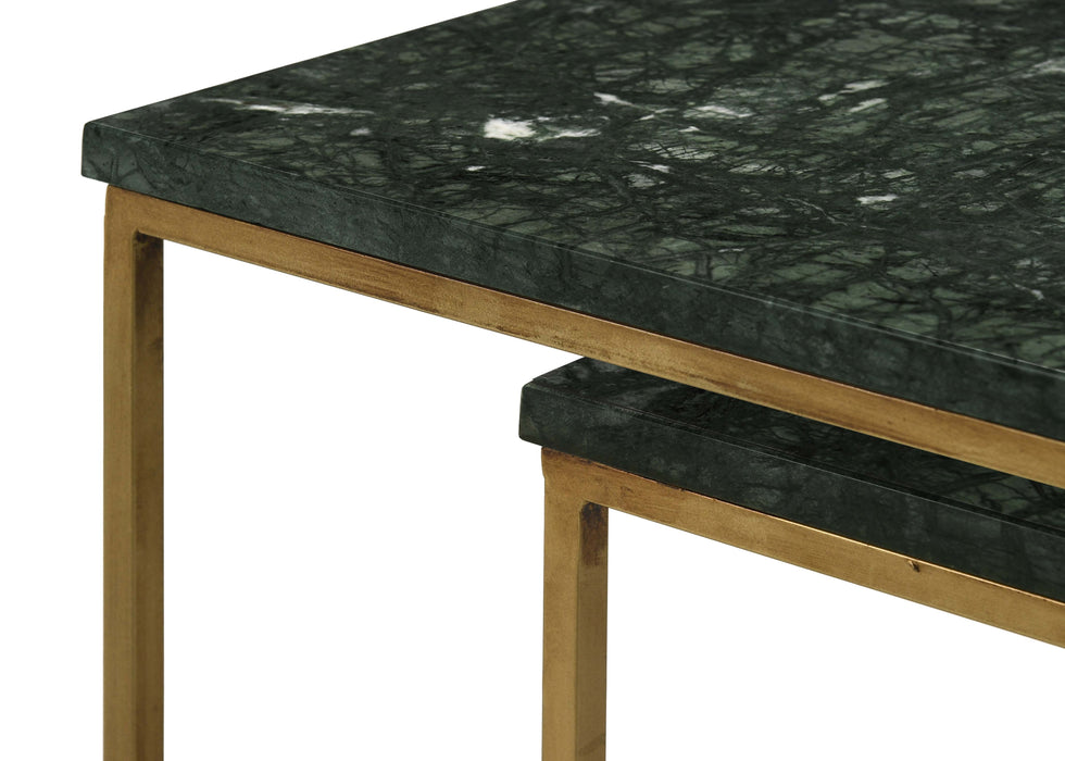Medora 3-piece Nesting Table with Marble Top